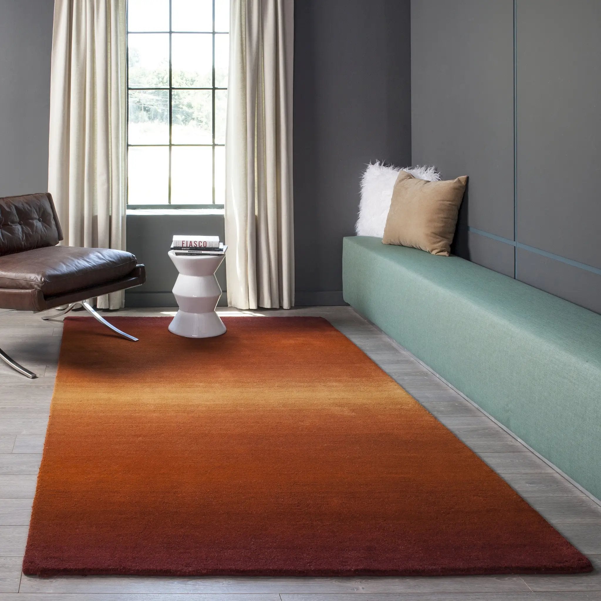 Metro MT-12 Paprika Area Rug by Momeni