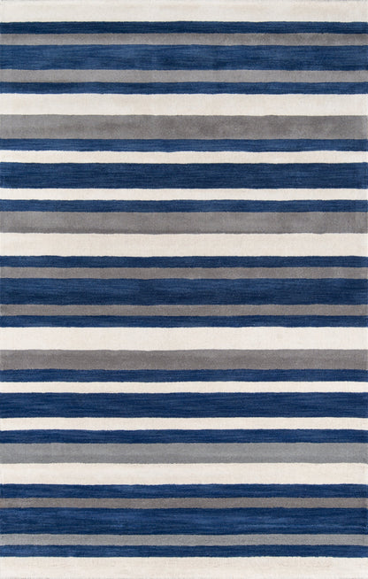 Momeni Metro MT-27 Navy Hand Tufted Area Rug
