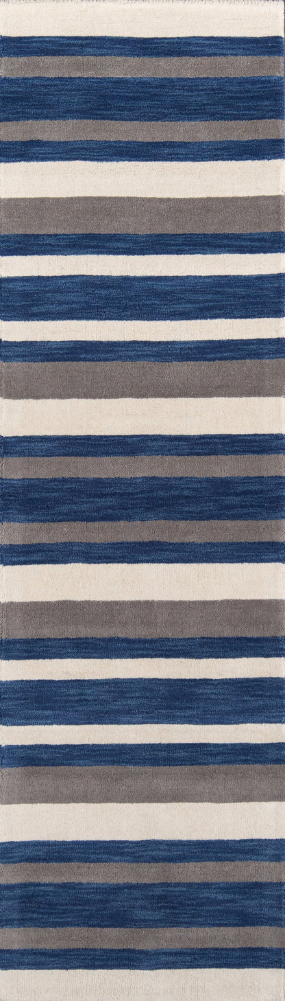 Momeni Metro MT-27 Navy Hand Tufted Area Rug