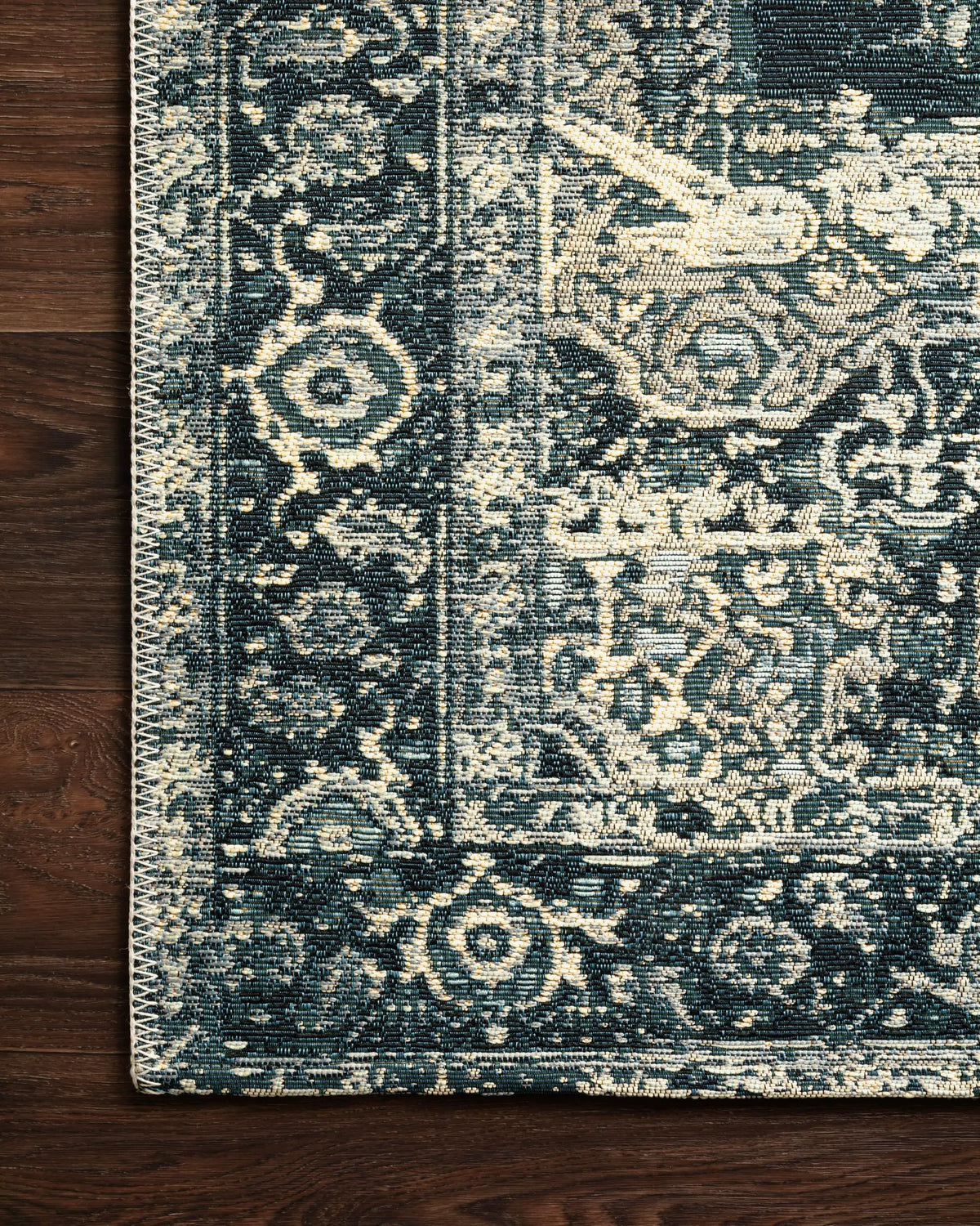 Mika MIK-01 Dk Blue / Dk Blue Area Rug by Loloi