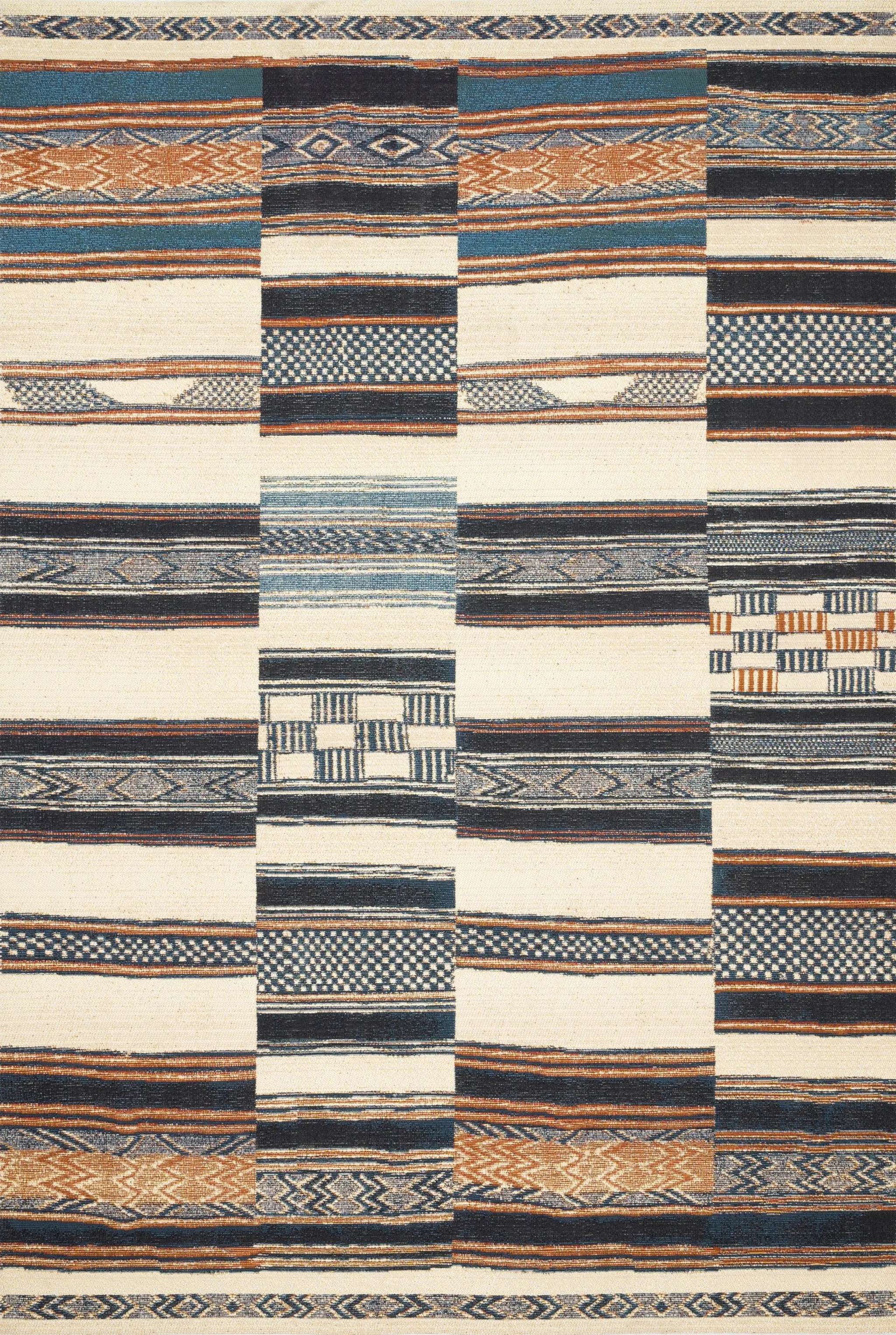 Mika MIK-04 Ivory / Multi Area Rug by Loloi