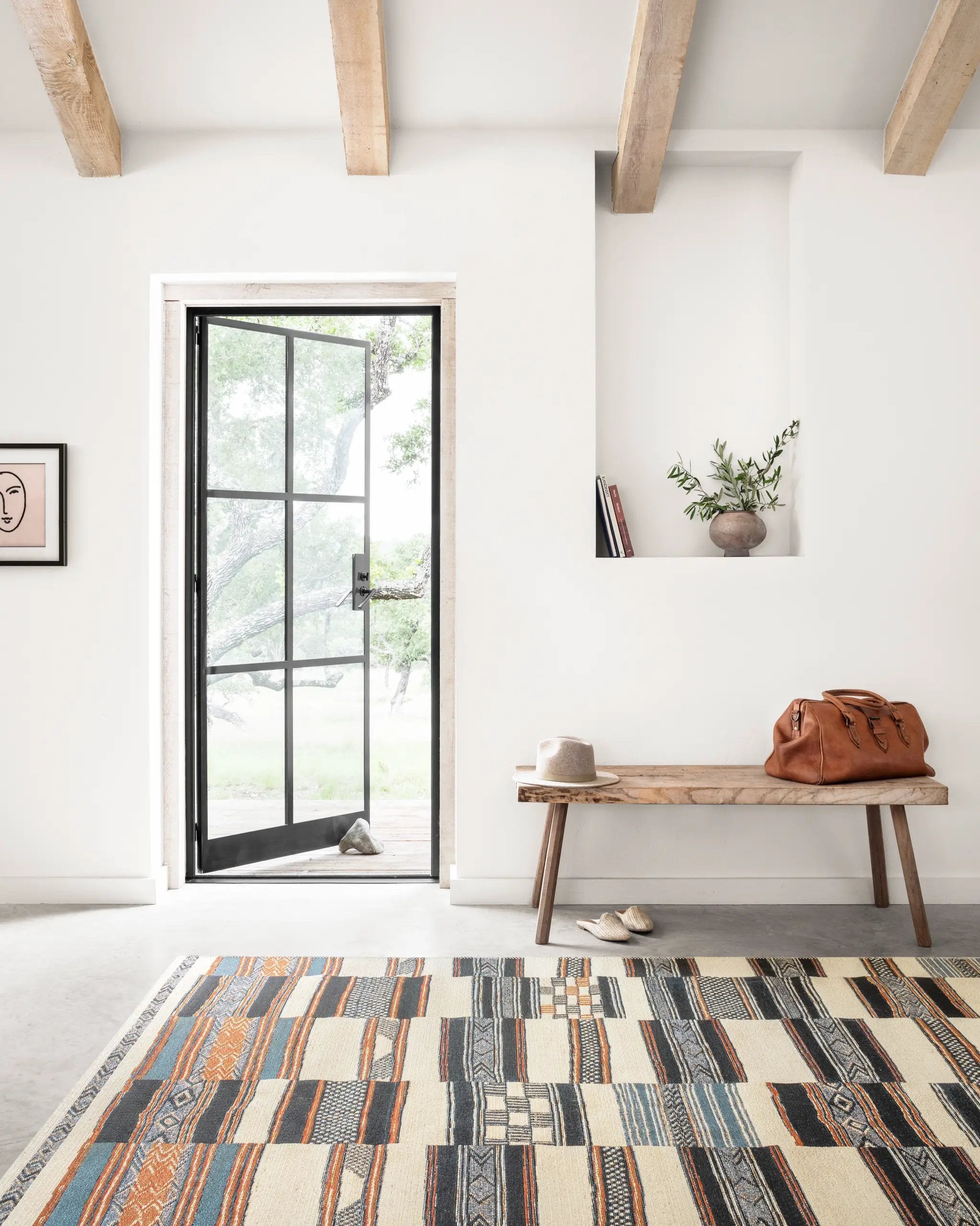 Mika MIK-04 Ivory / Multi Area Rug by Loloi