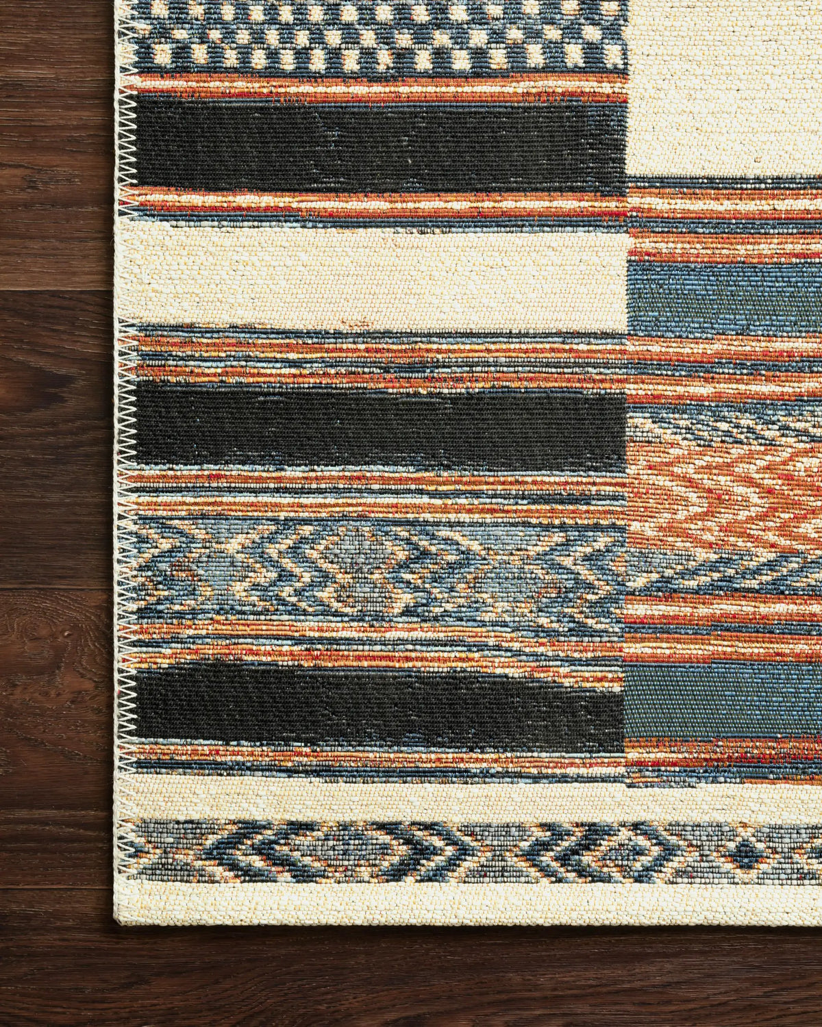 Mika MIK-04 Ivory / Multi Area Rug by Loloi