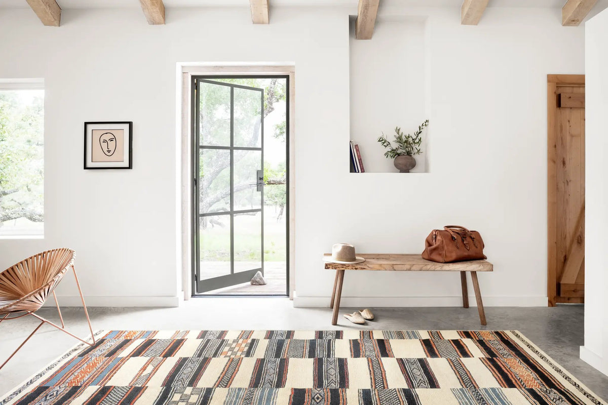 Mika MIK-04 Ivory / Multi Area Rug by Loloi