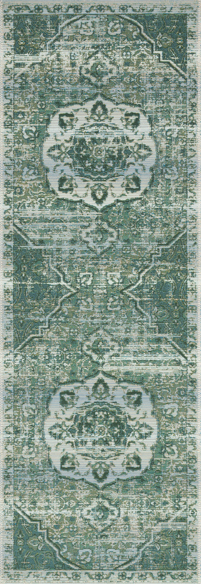 Loloi Mika MIK-06 Green / Mist Area Rug
