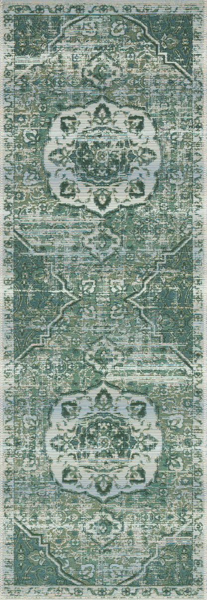 Loloi Mika MIK-06 Green / Mist Area Rug