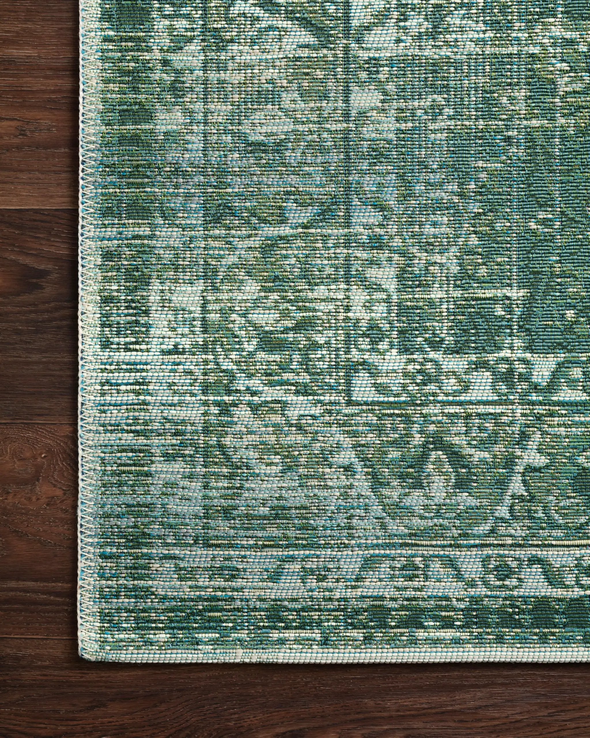 Mika MIK-06 Green / Mist Area Rug by Loloi