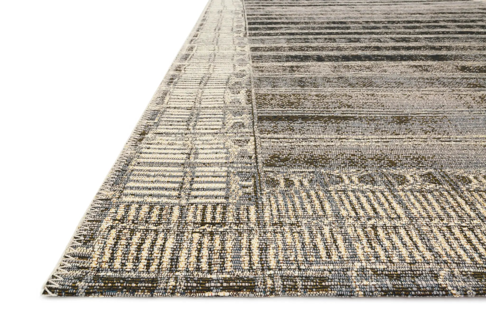 Mika MIK-07 Charcoal / Ivory Area Rug by Loloi