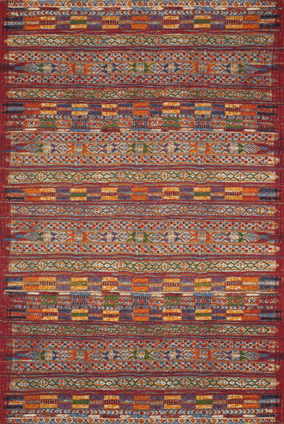Loloi Mika MIK-09 Red / Multi Area Rug