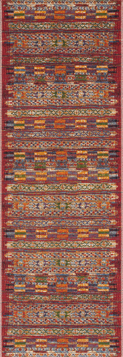 Loloi Mika MIK-09 Red / Multi Area Rug