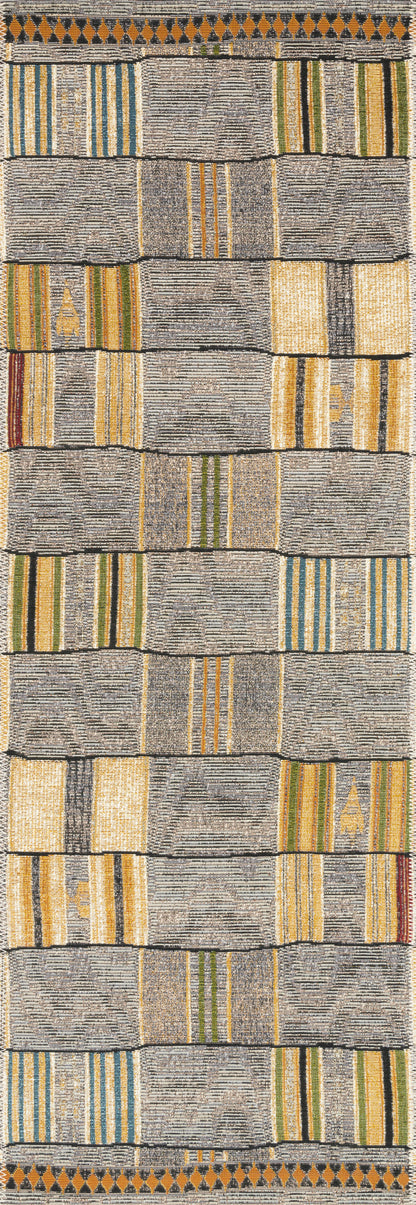 Loloi Mika MIK-10 Granite / Multi Area Rug