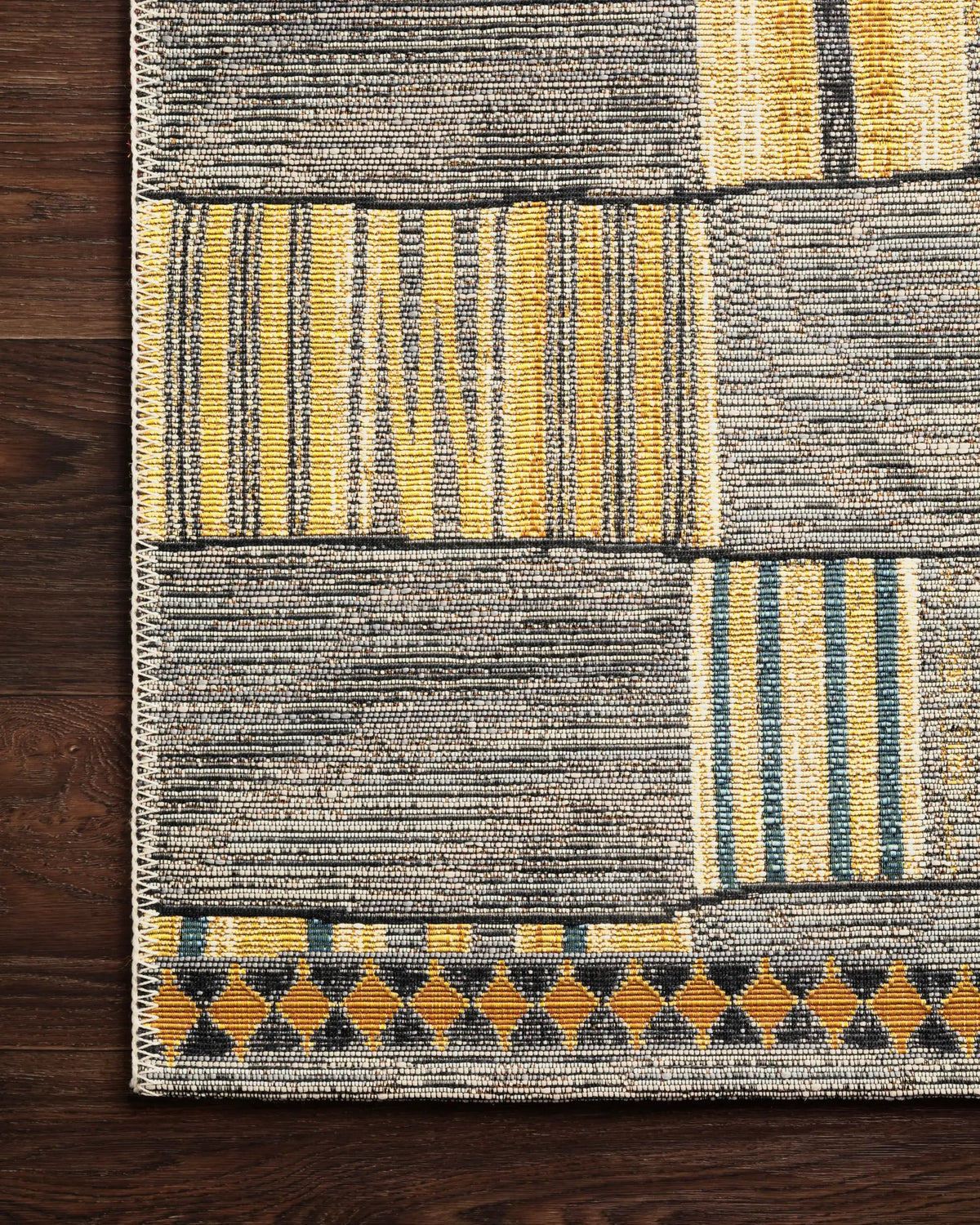 Mika MIK-10 Granite / Multi Area Rug by Loloi