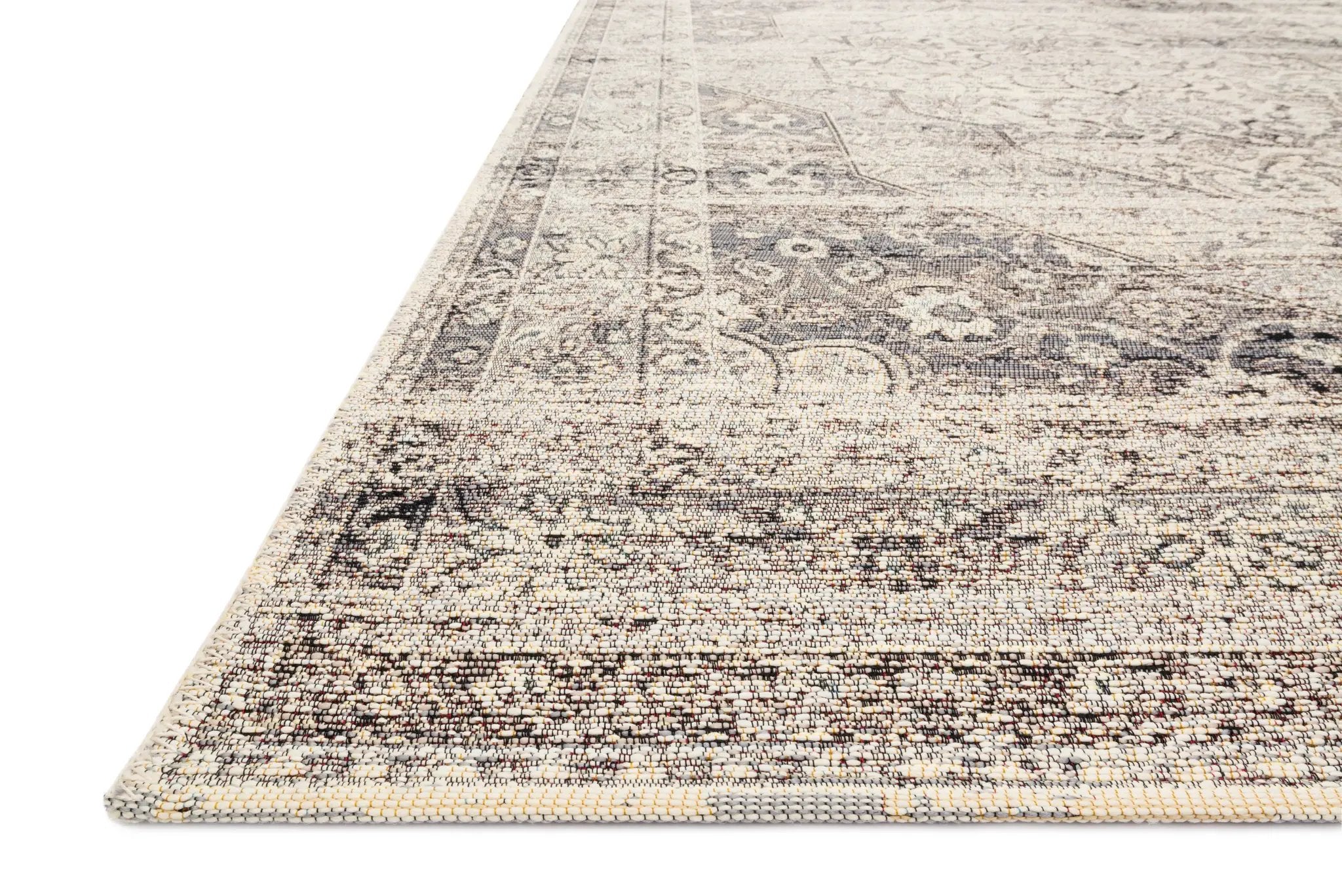 Mika MIK-12 Stone / Ivory Area Rug by Loloi