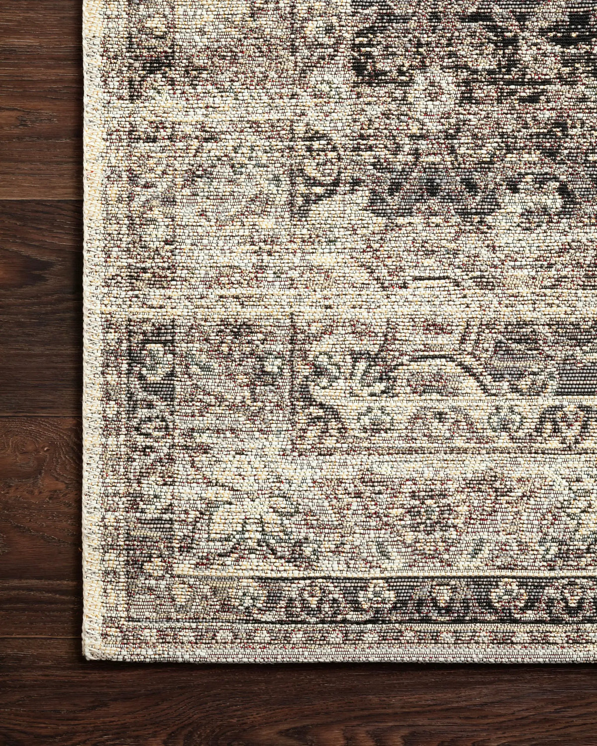 Mika MIK-12 Stone / Ivory Area Rug by Loloi