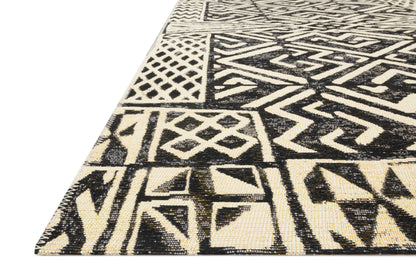 Loloi Mika MIK-13 Ivory / Black Area Rug
