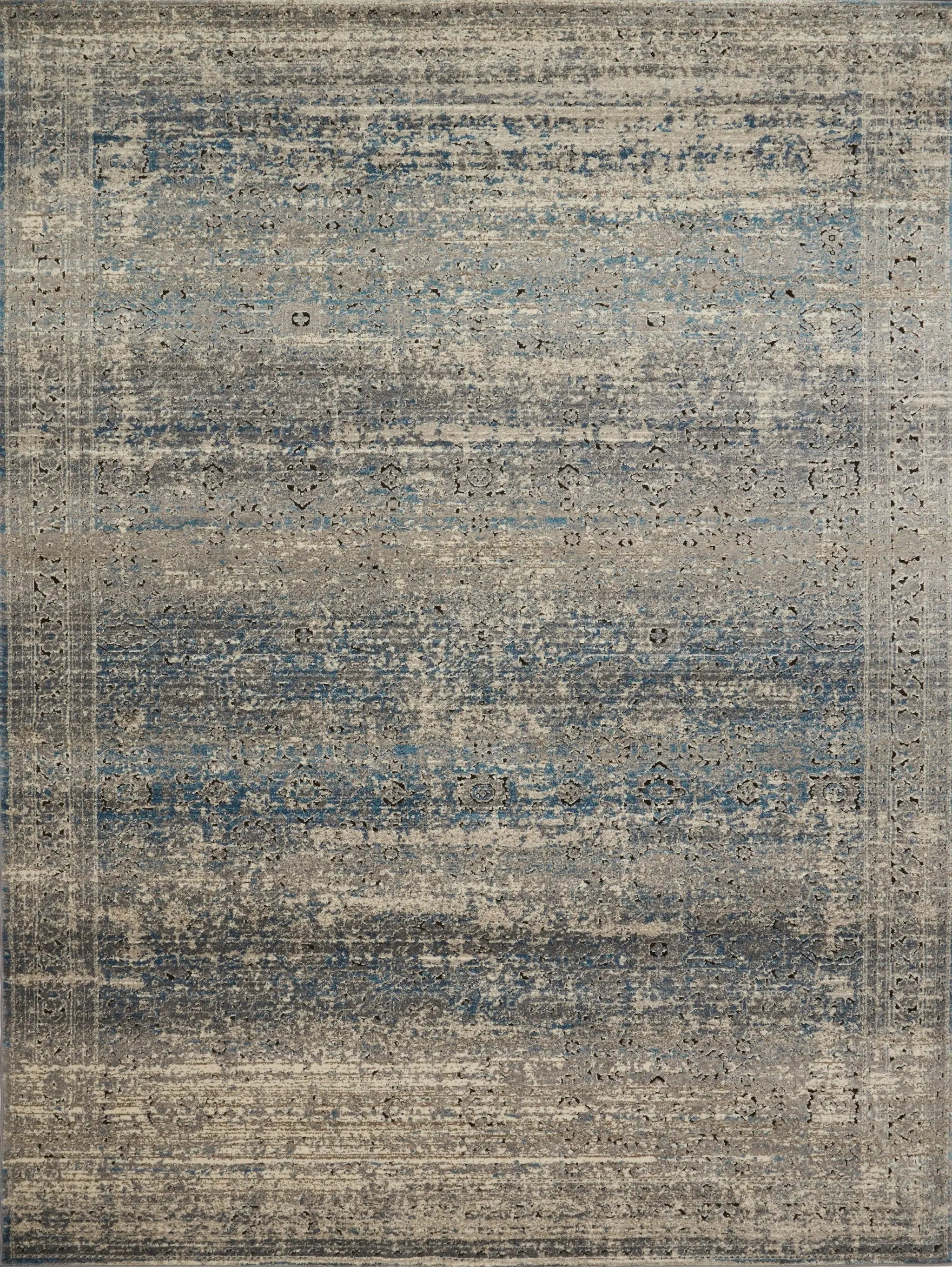 Millennium MV-02 Grey / Blue Area Rug by Loloi