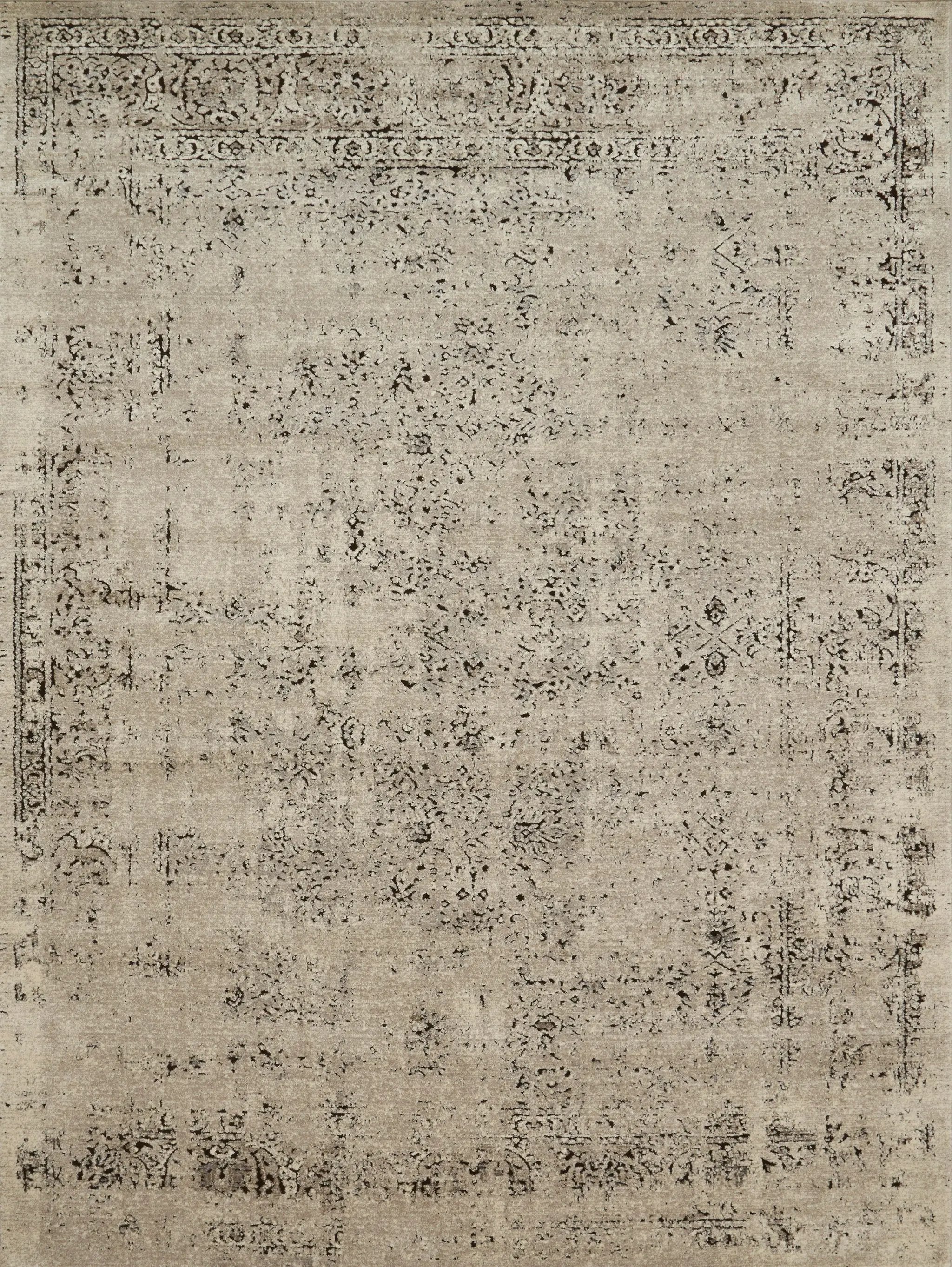 Millennium MV-06 Stone / Charcoal Area Rug by Loloi