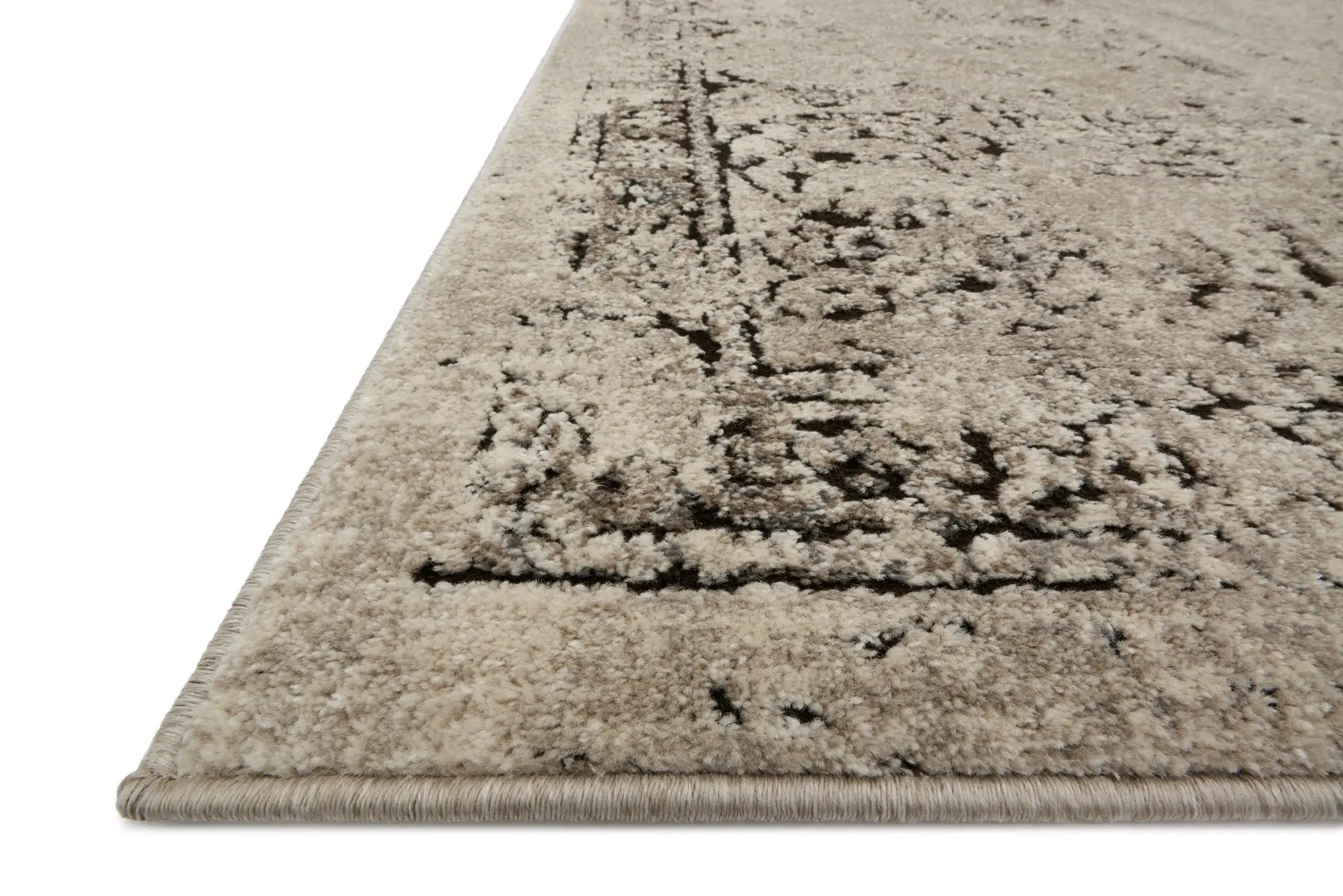 Millennium MV-06 Stone / Charcoal Area Rug by Loloi