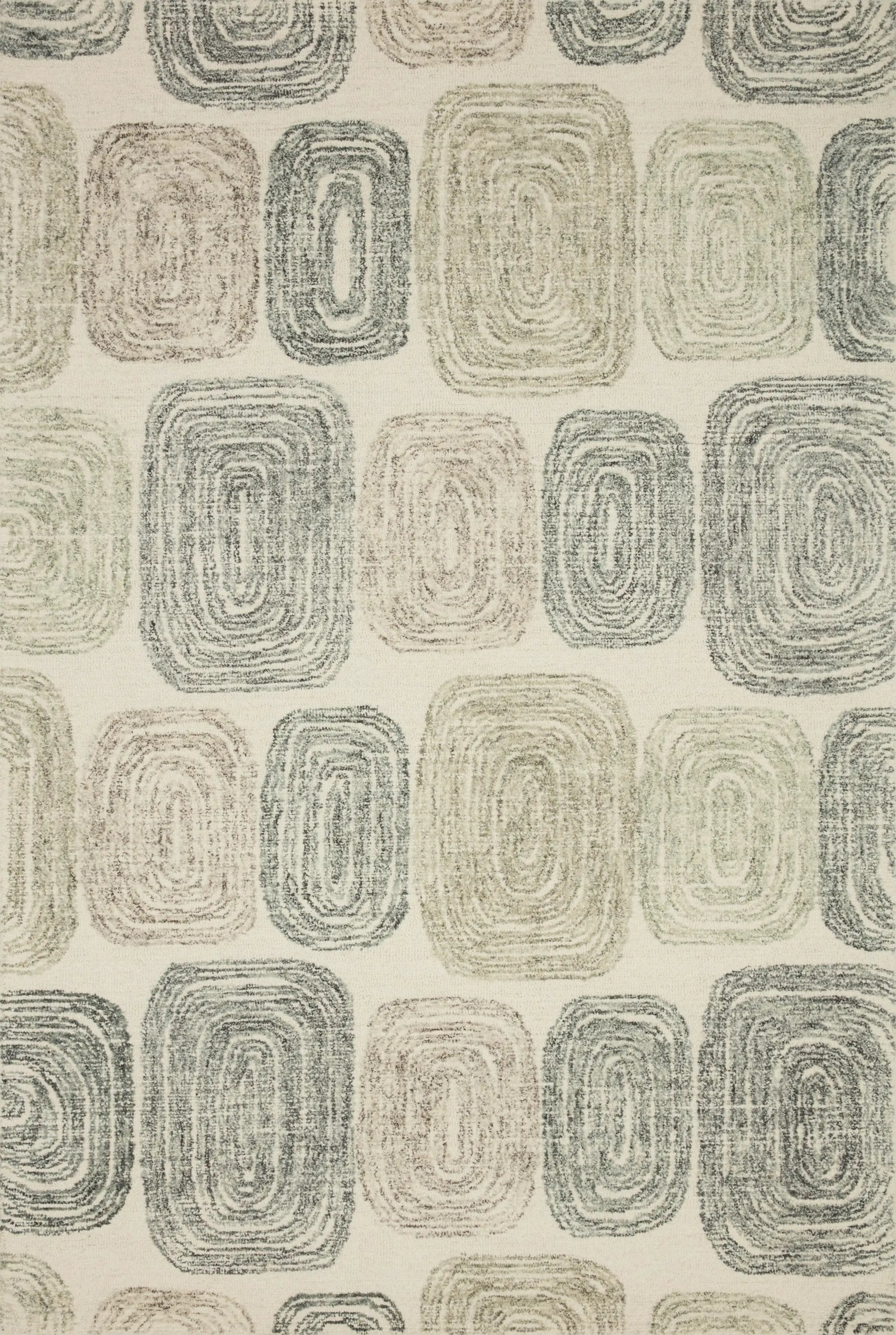Milo MLO-01 Dk. Grey / Neutral Area Rug by Loloi
