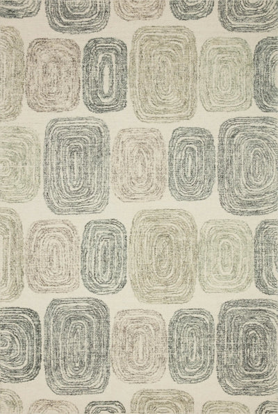 Milo MLO-01 Dk. Grey / Neutral Area Rug by Loloi