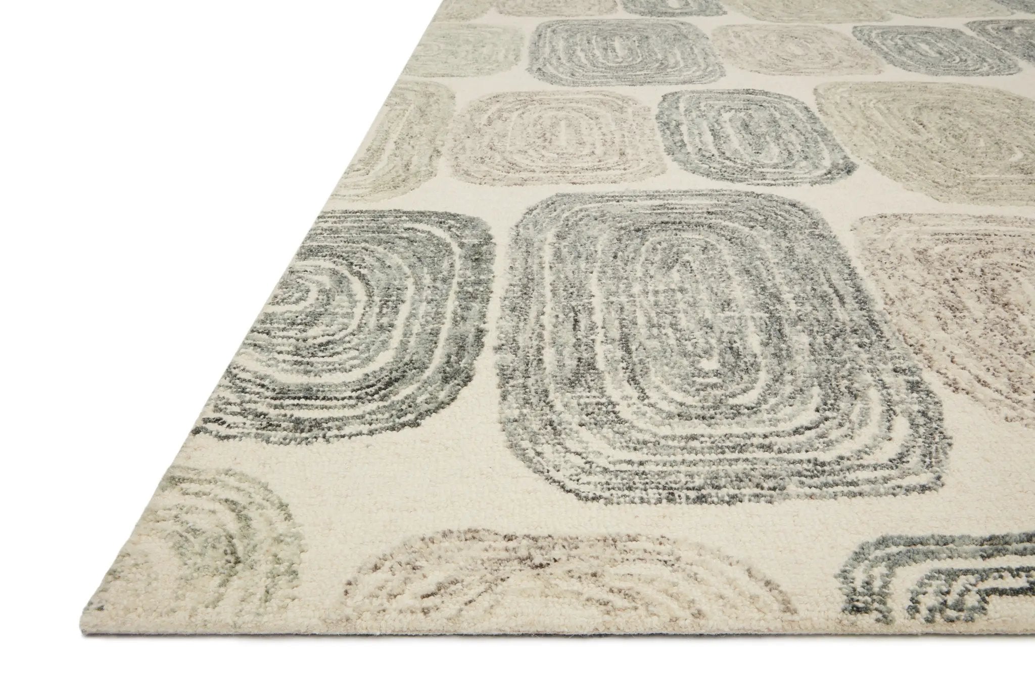 Milo MLO-01 Dk. Grey / Neutral Area Rug by Loloi