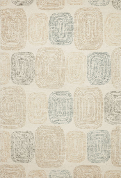 Loloi Milo MLO-01 Teal / Neutral Area Rug
