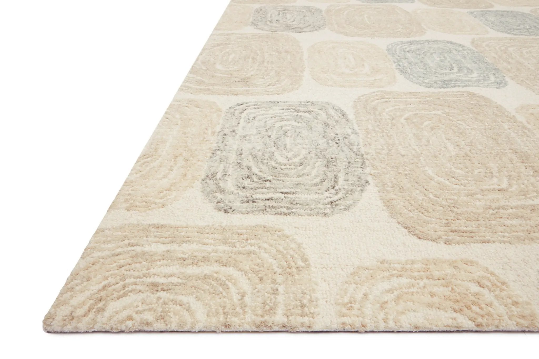 Milo MLO-01 Teal / Neutral Area Rug by Loloi