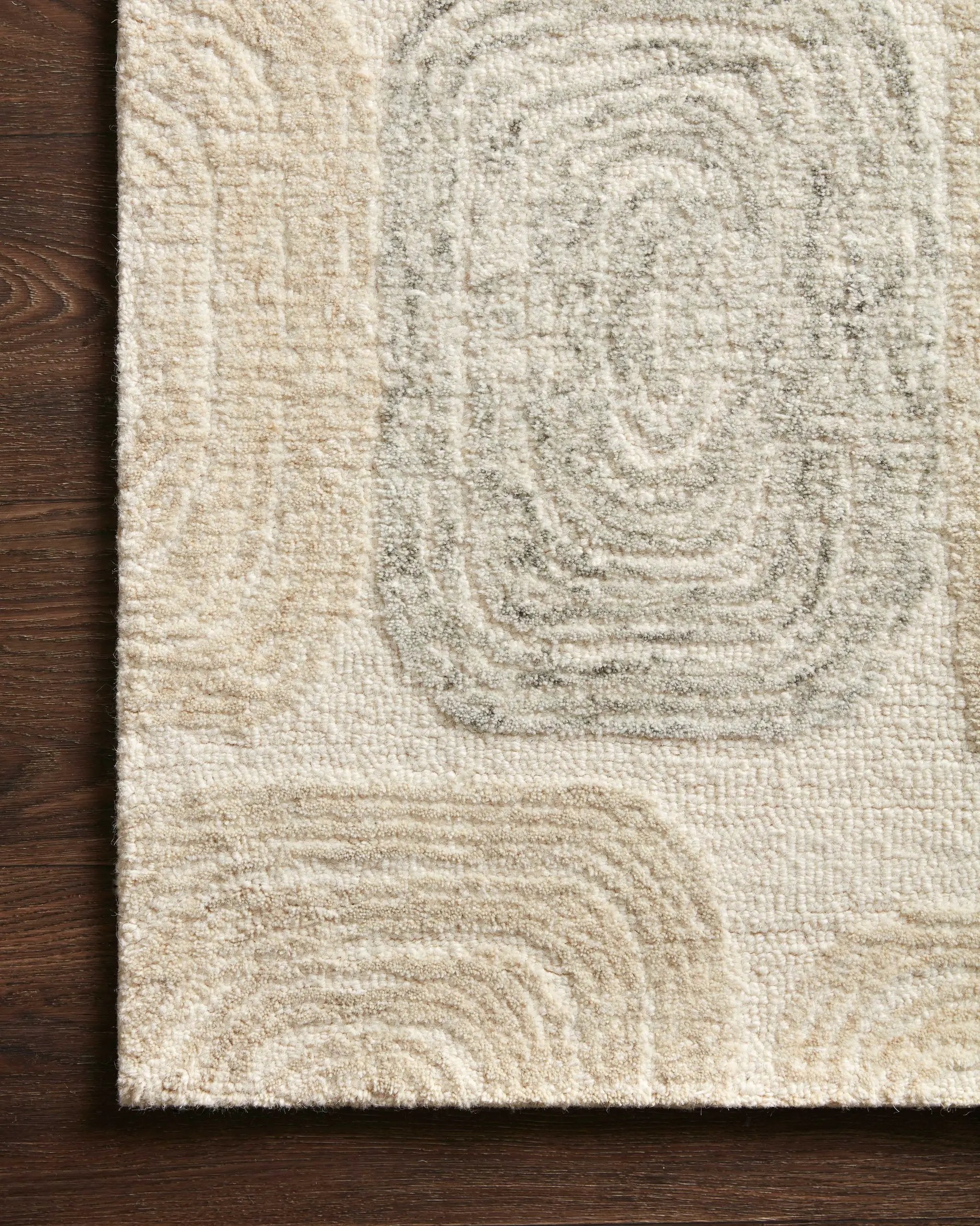 Milo MLO-01 Teal / Neutral Area Rug by Loloi