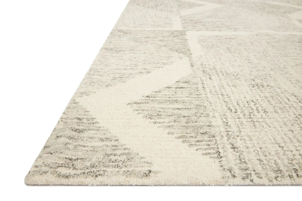 Milo MLO-06 Lt Grey / Granite Area Rug by Loloi