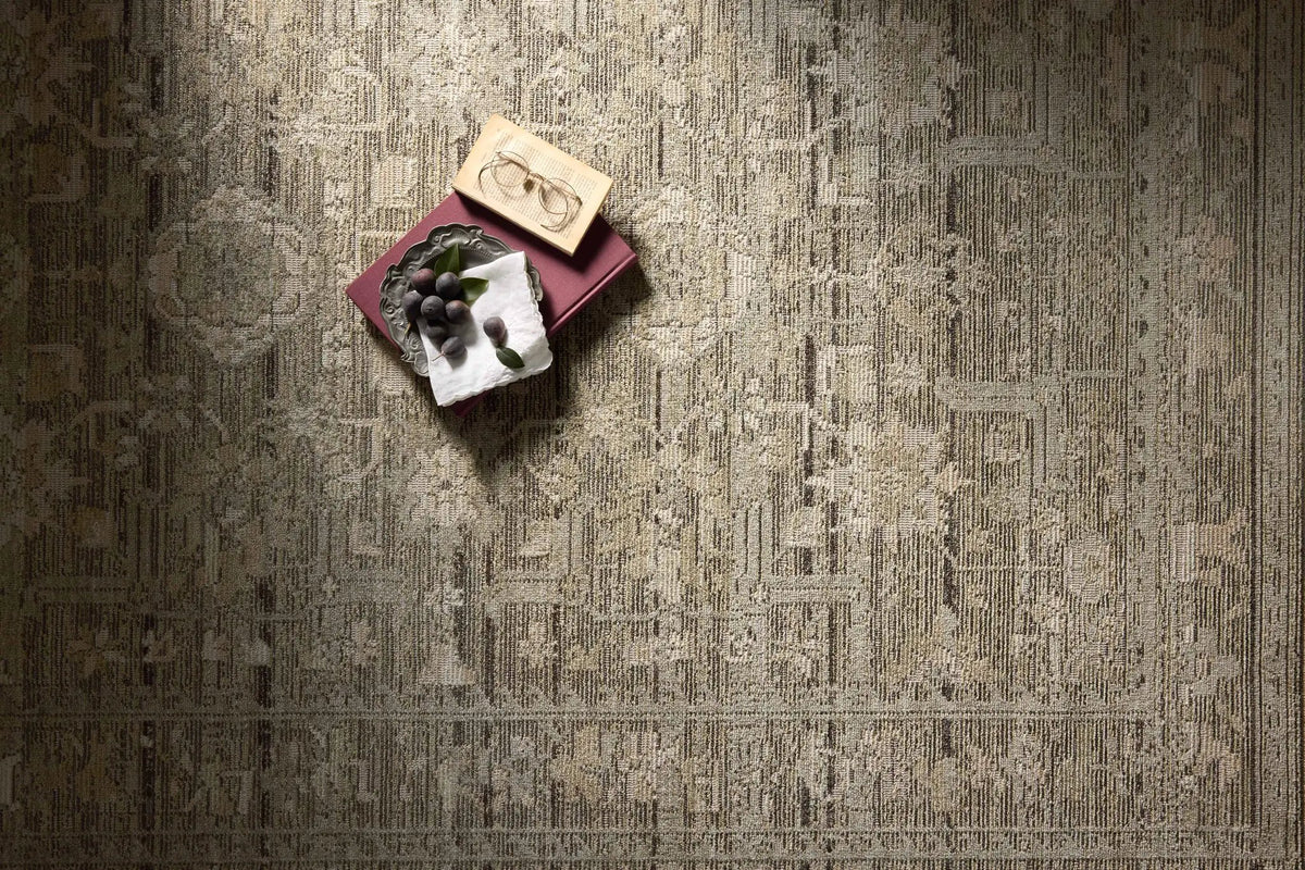 Milena MLE-01 Sage / Ivory Area Rug by Loloi