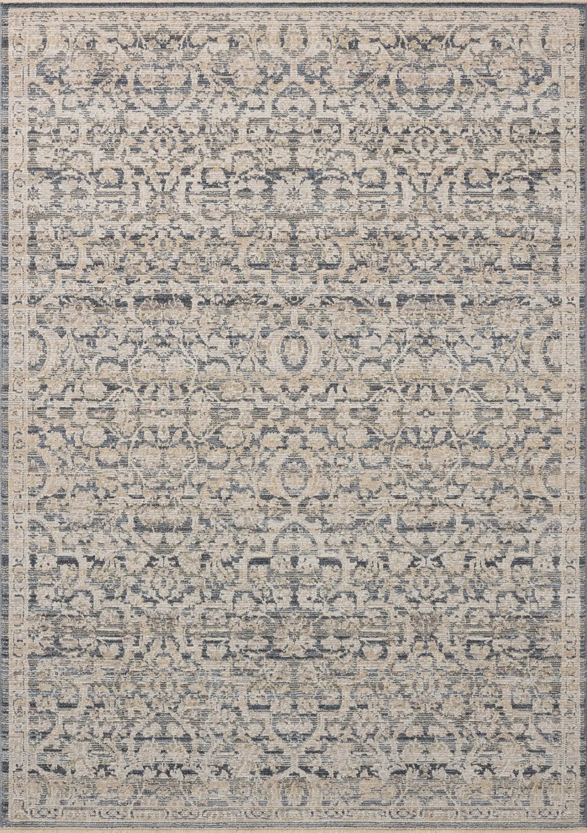 Milena MLE-02 Denim / Natural Area Rug by Loloi