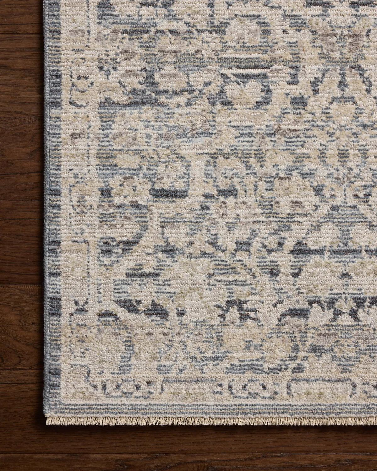 Milena MLE-02 Denim / Natural Area Rug by Loloi