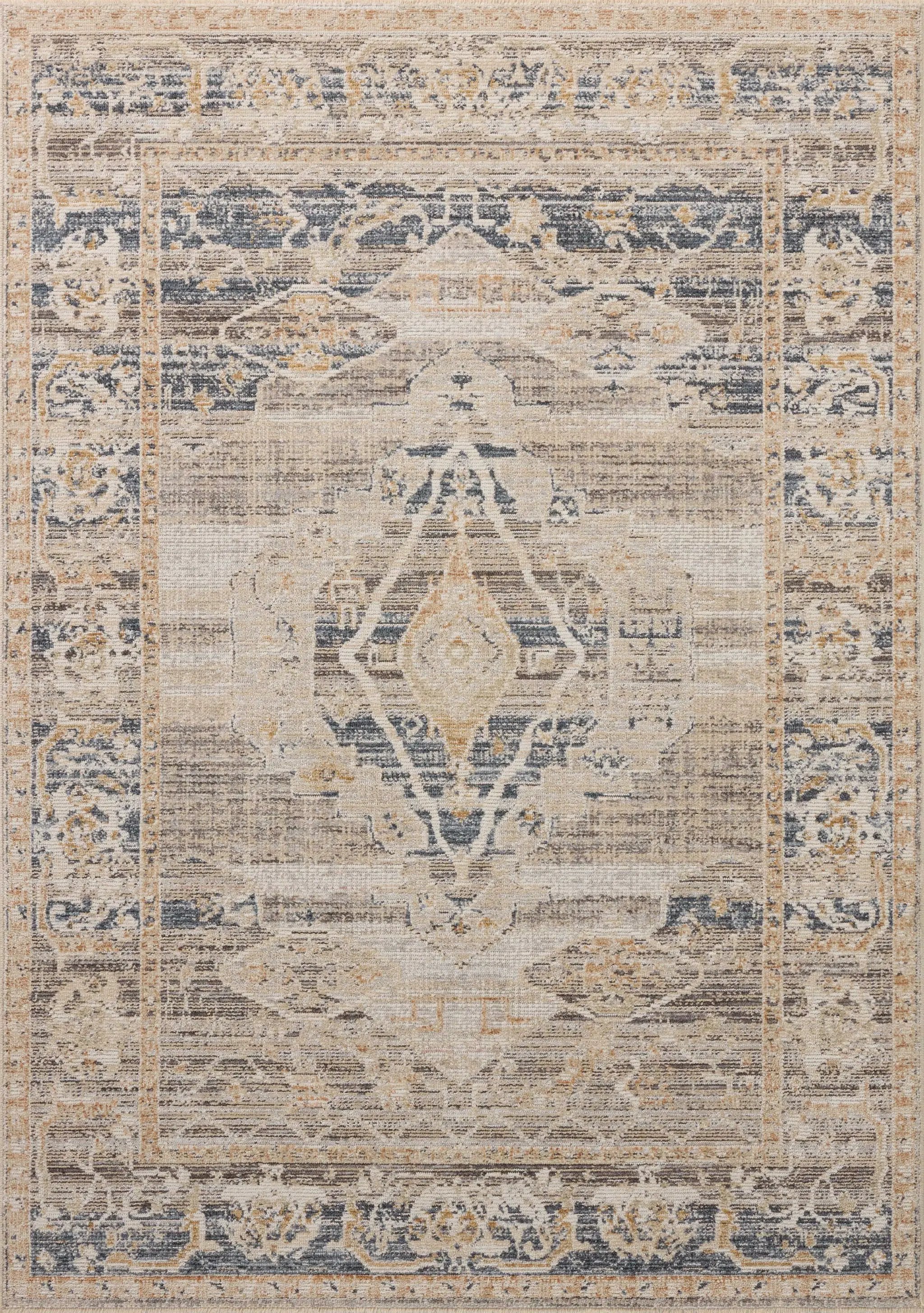 Milena MLE-04 Natural / Ivory Area Rug by Loloi