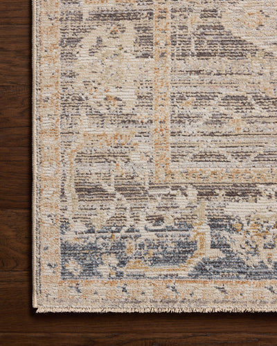 Loloi Milena MLE?04 natural and ivory vintage area rug featuring neutral tones and traditional pattern