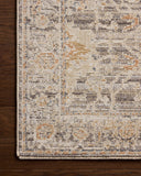 Loloi Milena MLE?05 charcoal and apricot vintage?style area rug with warm accents and classic design