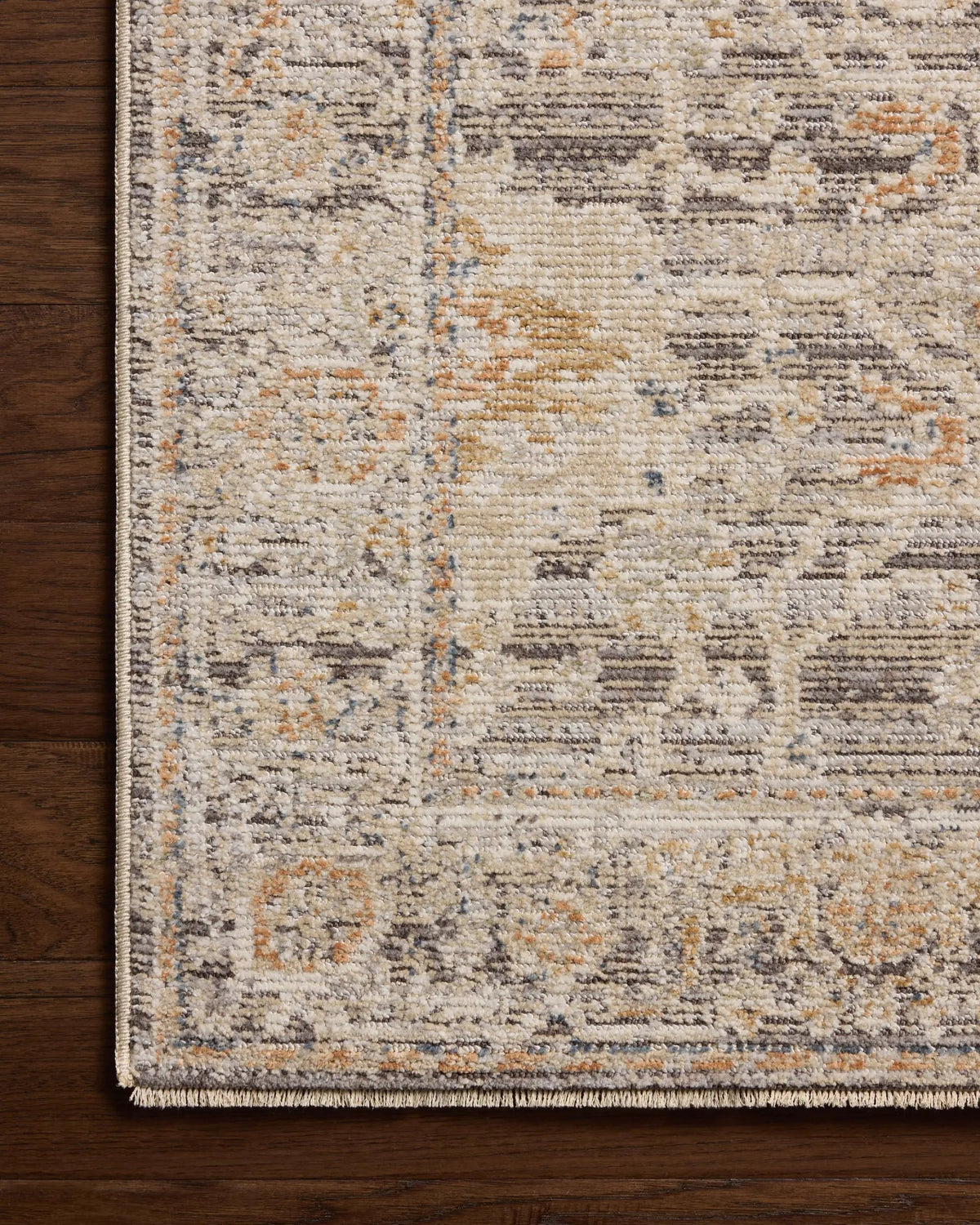 Milena MLE-05 Charcoal / Apricot Area Rug by Loloi
