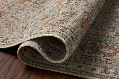 Loloi Milena MLE?06 sage multi?color vintage area rug with layered pattern and muted accent tones