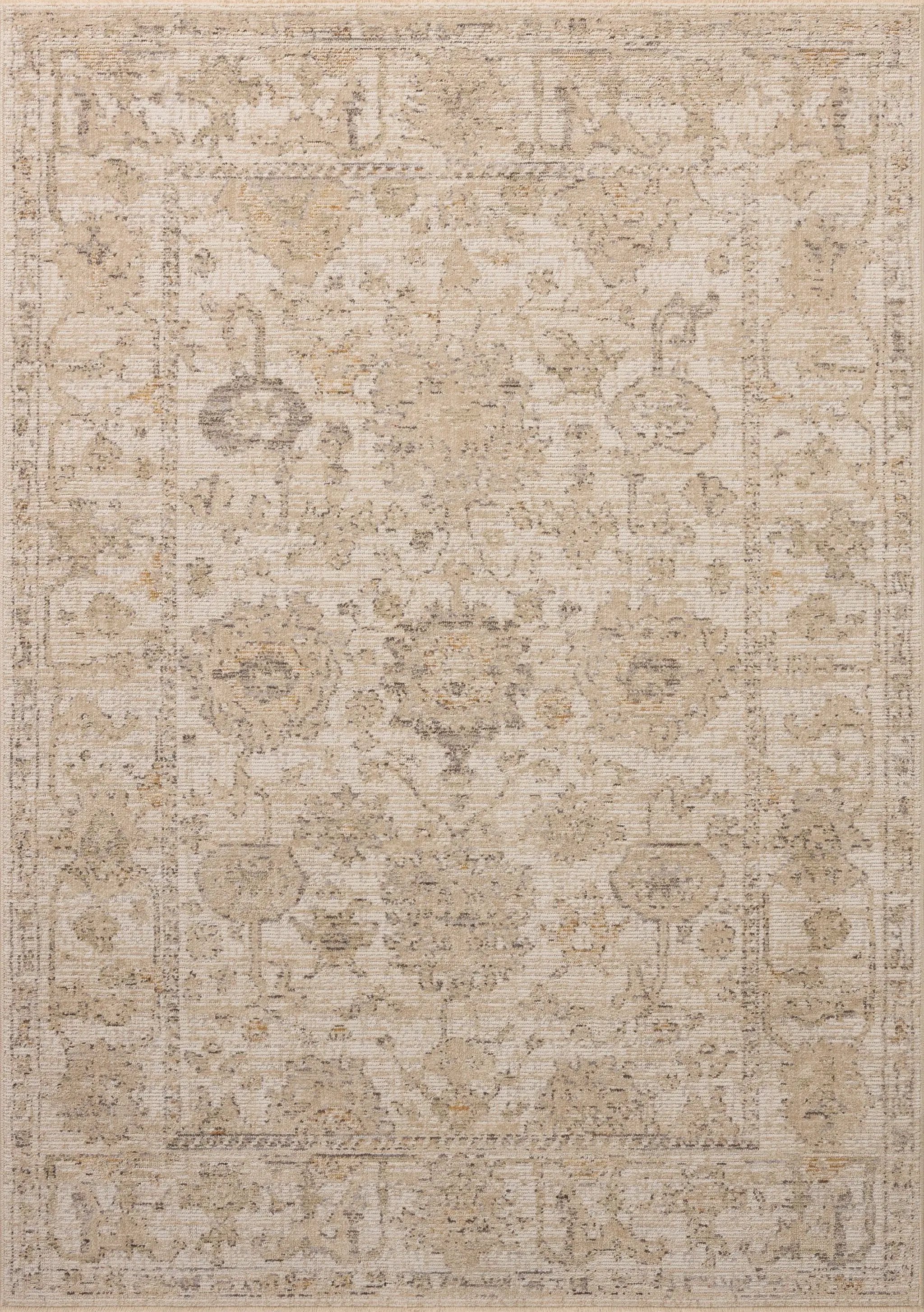 Milena MLE-08 Ivory / Sand Area Rug by Loloi