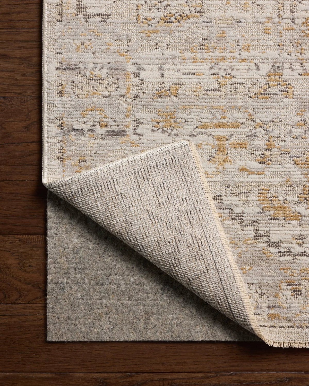 Milena MLE-09 Ivory / Ochre Area Rug by Loloi