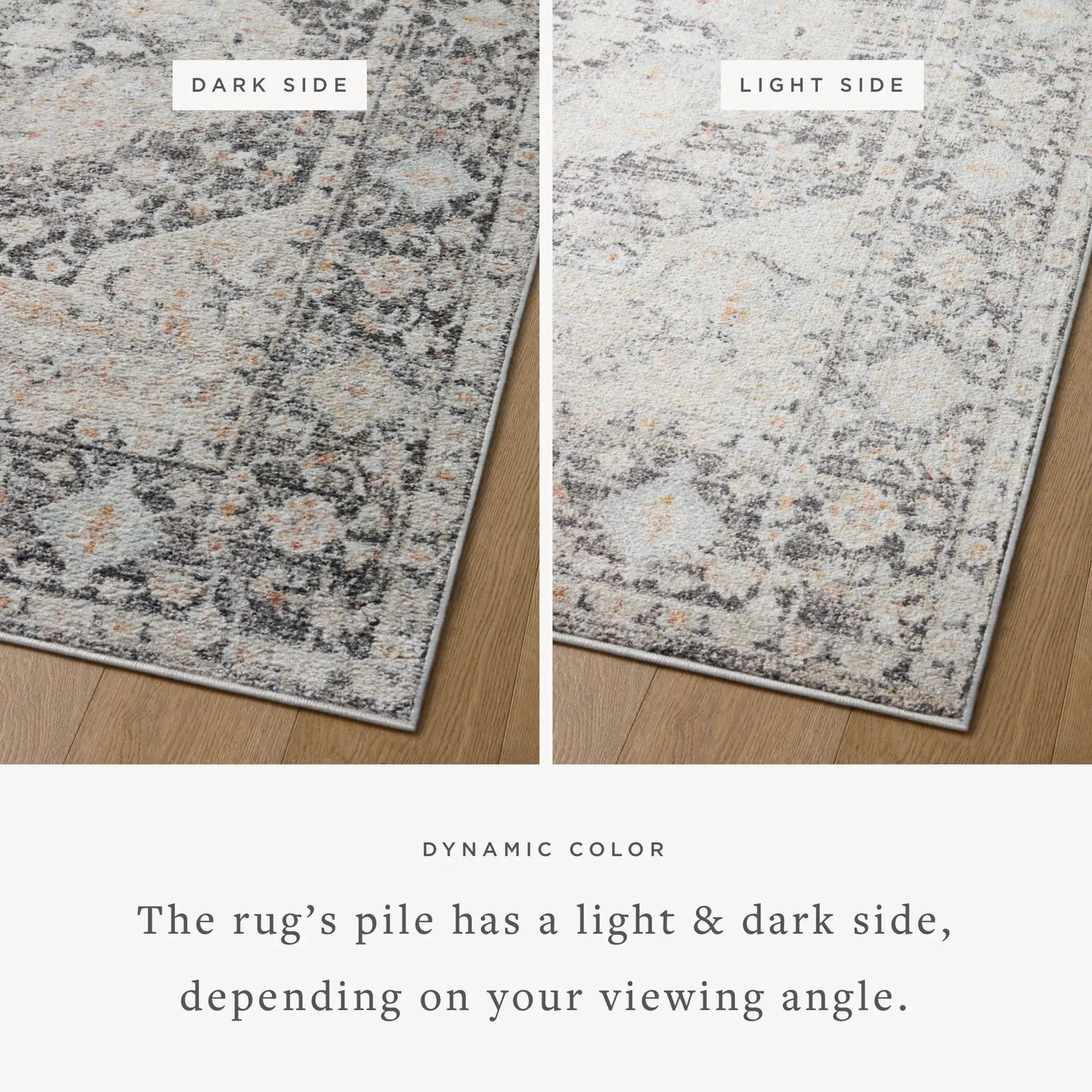 Monroe MON-01 Charcoal / Multi Area Rug by Loloi