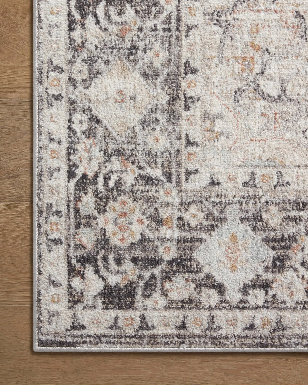 Monroe MON-01 Charcoal / Multi Area Rug by Loloi