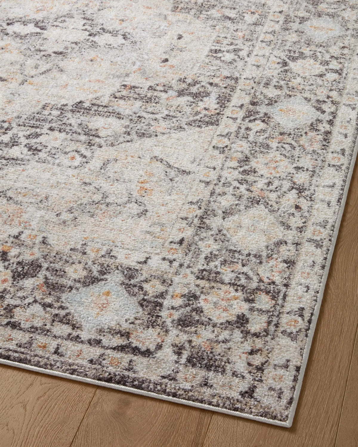 Monroe MON-01 Charcoal / Multi Area Rug by Loloi