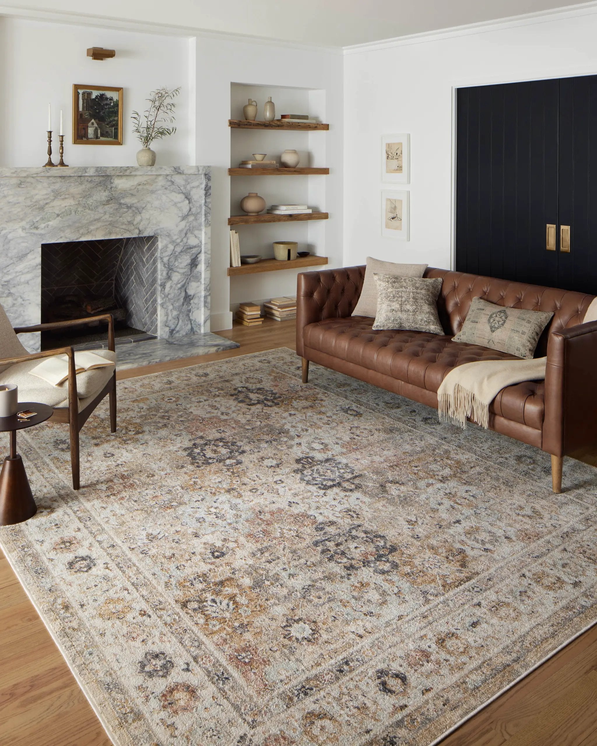 Monroe MON-02 Beige / Multi Area Rug by Loloi