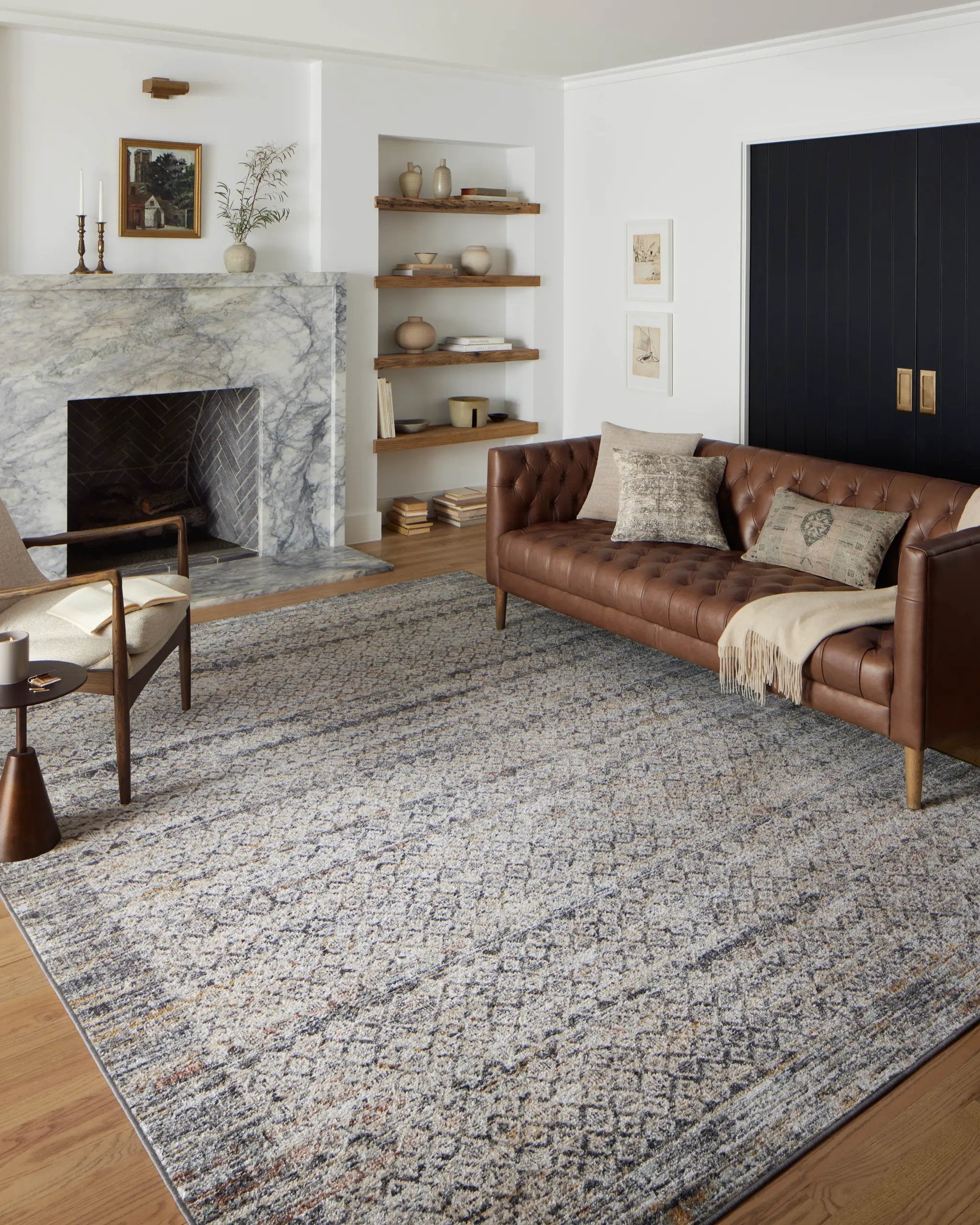 Monroe MON-03 Grey / Multi Area Rug by Loloi