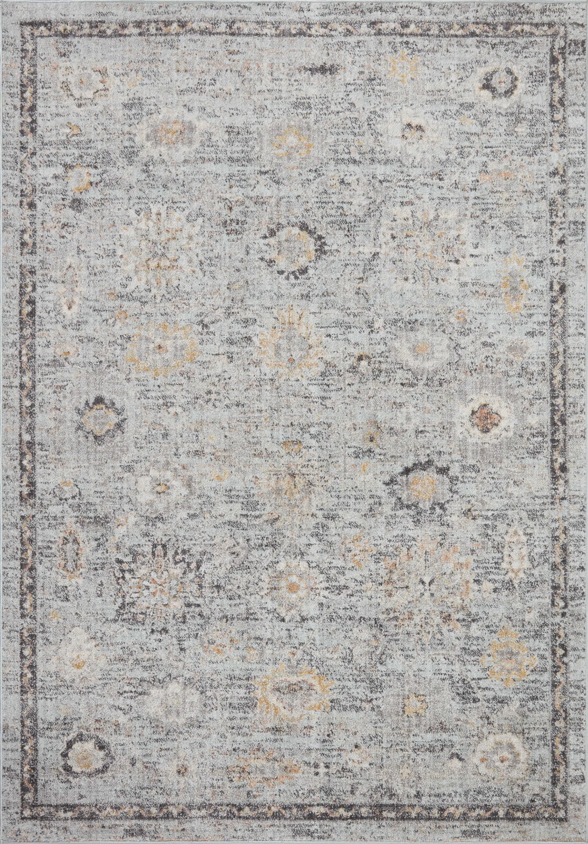 Monroe MON-04 Sky / Gold Area Rug by Loloi