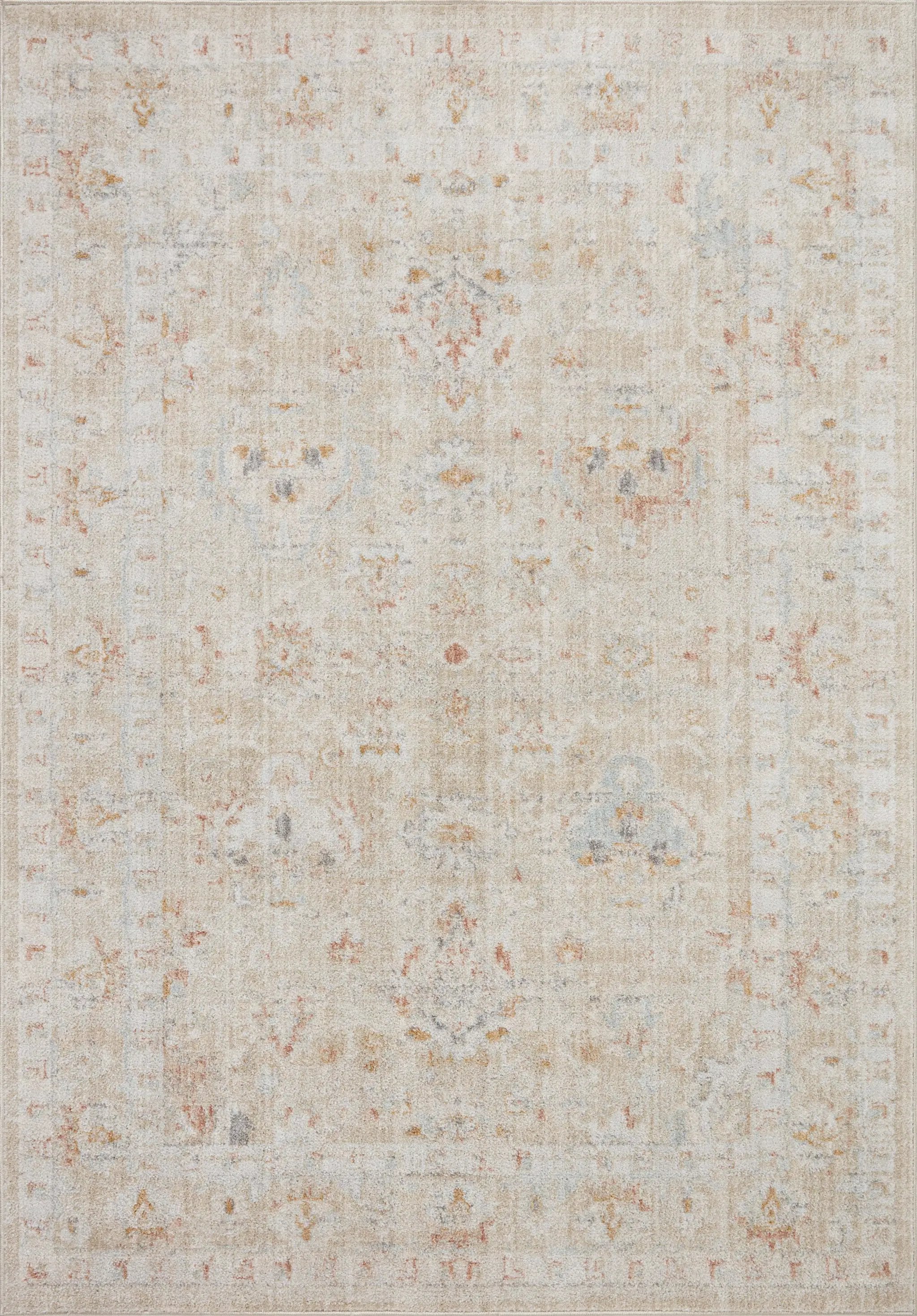 Monroe MON-05 Sand / Sunrise Area Rug by Loloi