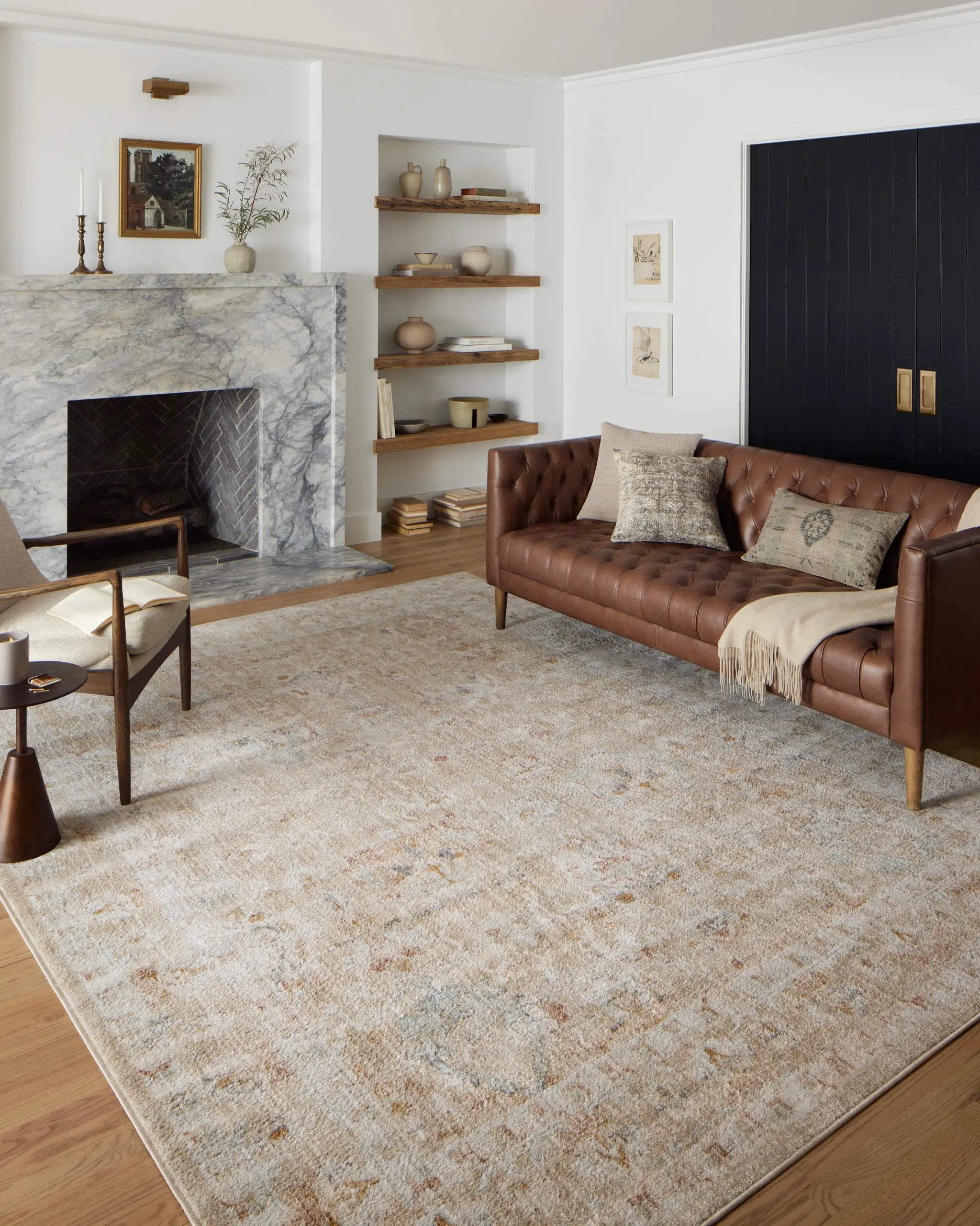 Monroe MON-05 Sand / Sunrise Area Rug by Loloi