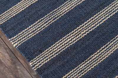 Novogratz Montauk MTK-1 Navy Hand Woven Area Rug by Momeni