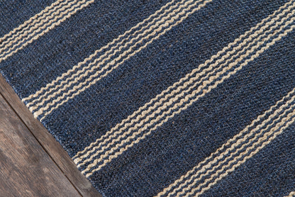 Novogratz Montauk MTK-1 Navy Hand Woven Area Rug by Momeni