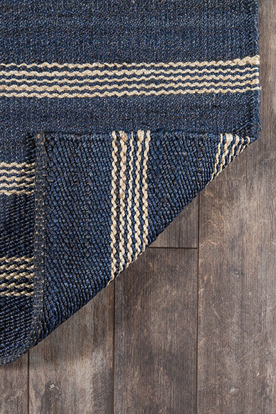 Novogratz Montauk MTK-1 Navy Hand Woven Area Rug by Momeni